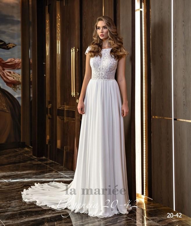 boho svadobné biele šaty - Svadobný salón La Mariée