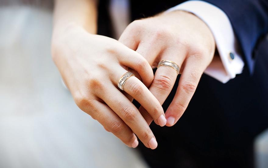 kombinované svadobné prstene